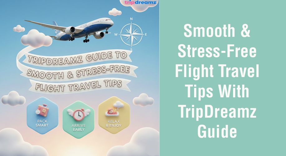 TripDreamz Guide to Smooth & Stress-Free Flight Travel Tips